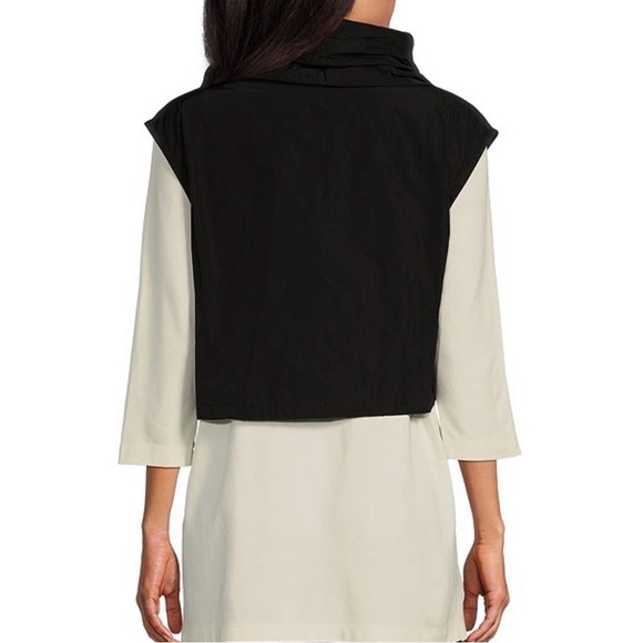 Bryn Walker Black Layered Vest - Picture 3 of 3